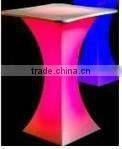 Glowing tall bar tables / led outdoor light bar furniture
