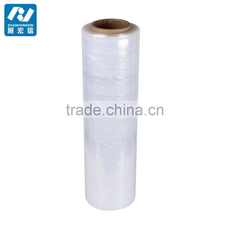 Pallet stretch 17 micron 300m,lldpe stretch film wrapping