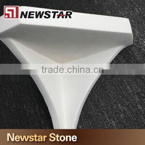 Newstar cultured marble foot rest for bathroom