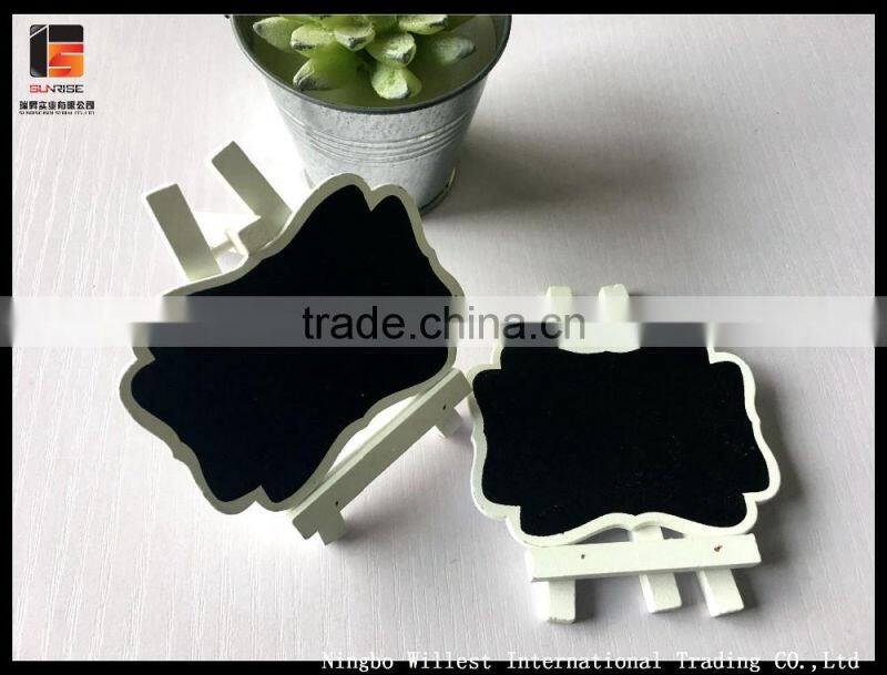 Vertical wedding seat chalkboard furnishing articles