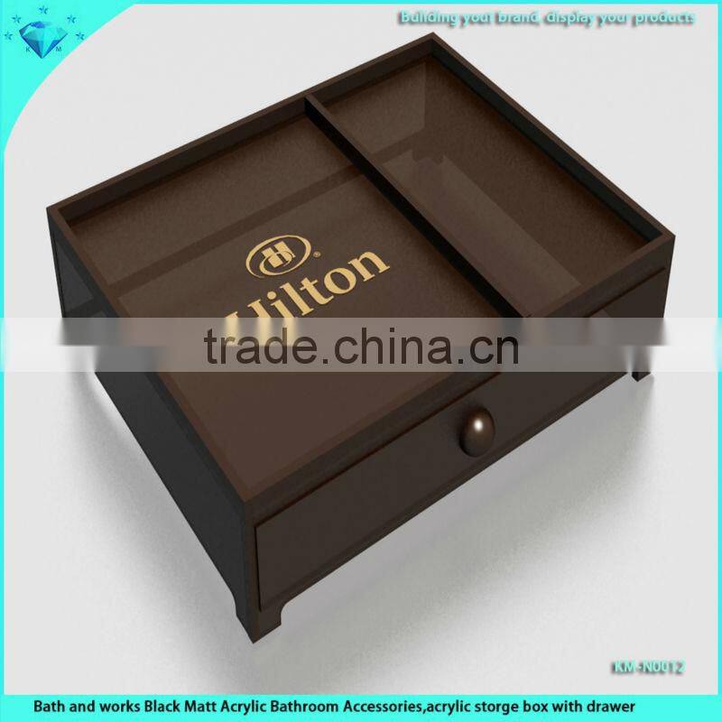 luxury brown acrylic ashtray trays for decoration and gifts