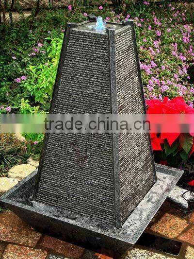Pyramids water flow home water fountain design fountain home decor