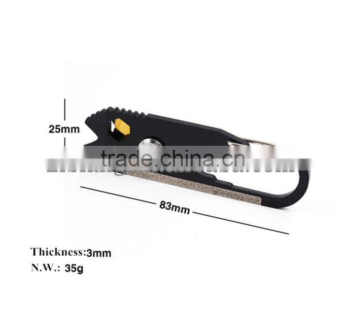 Creative outdoor present 20 in 1 portable Key Knife Pocket Tool