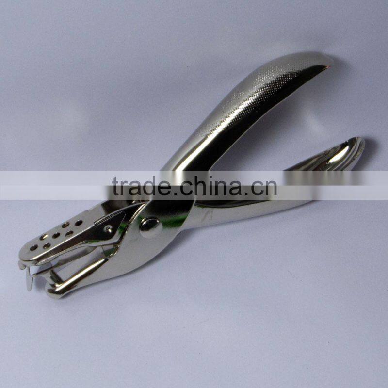 Quality portable all metal handheld single hole paper punch