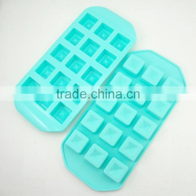 15 cup three-dimensional chocolate silicone ice and cake use tray