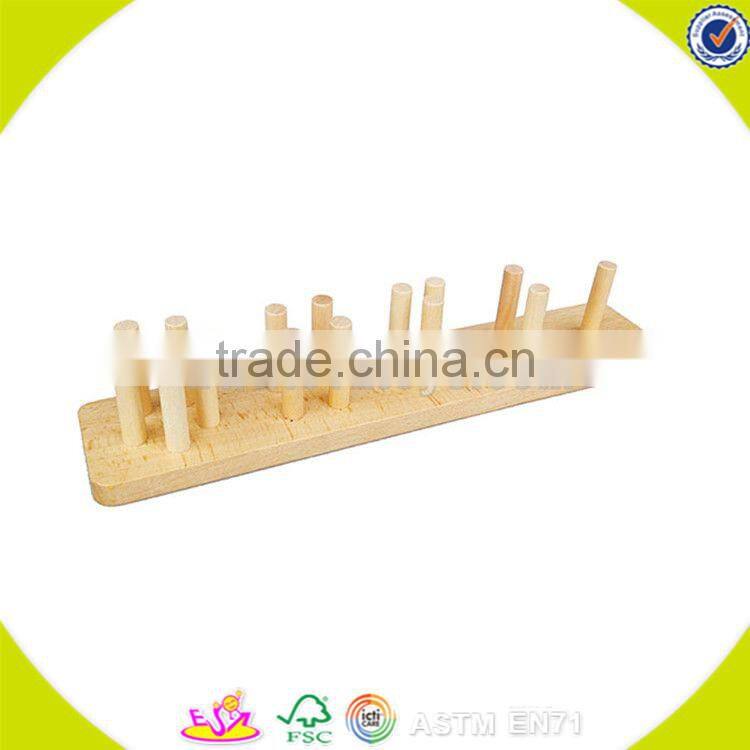 wholesale cheap kids wooden stacking sort blocks preschool shape sort blocks children wooden stacking classic game W13D112