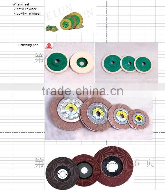 Quality 4-1/2'' Depressed Centre Cement Grinding Wheel EN12413 Max speed 80