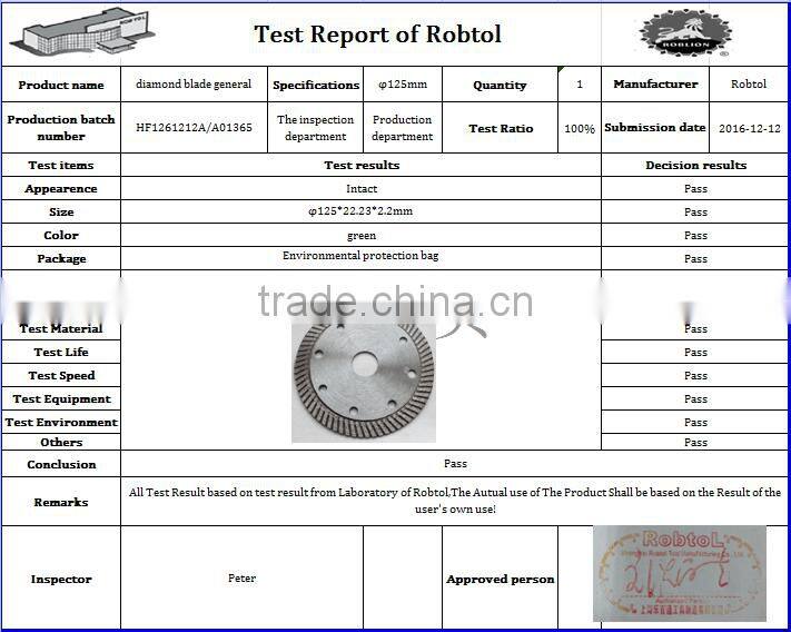 125mm Turbo Rim Diamond Saw Blade Angle Grinder Circular Cutting Disc Disk Wheel Universal Stone Brick Block Concrete
