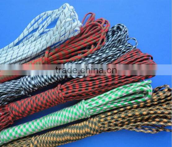 camping survival rope/camping rope/camping reflective rope with good quality