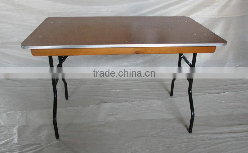 30*48" plywood folding dining table for banquet wedding