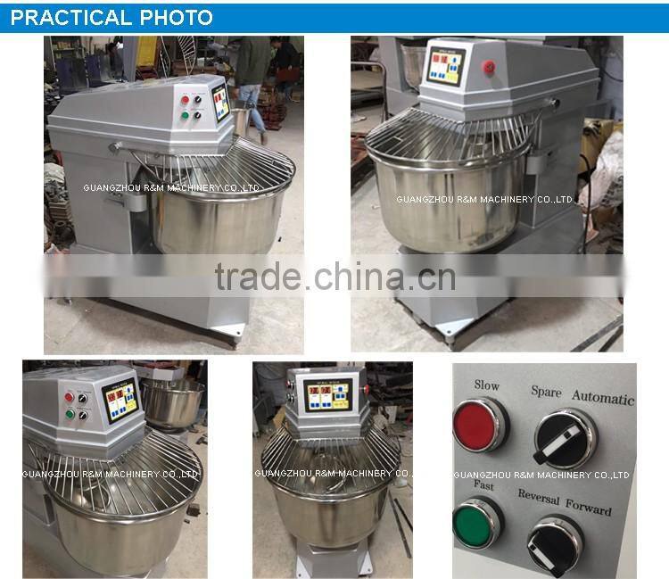 Small Dough Revolving Floor Stand Best Prices 50kg Spiral Mixer