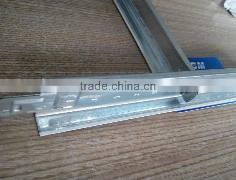 exposed ceiling t-bars system