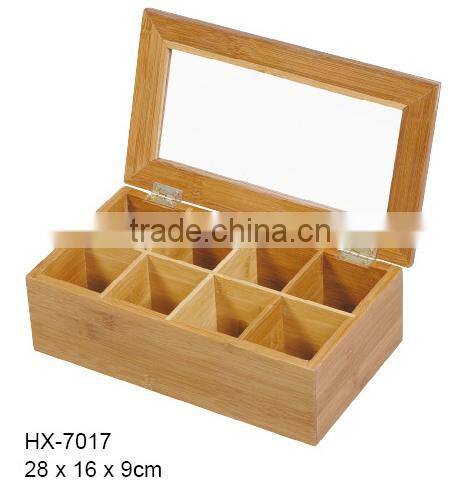 bamboo wholesale tea box/storage tea chest