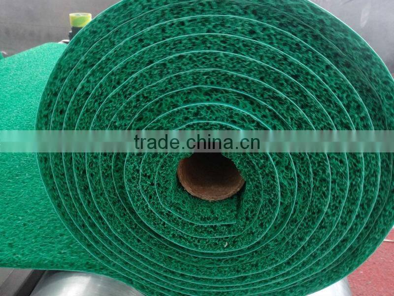 pvc coil mat shaggy carpet
