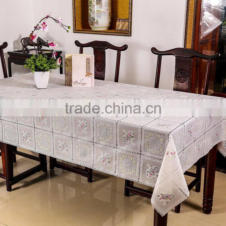 Wipeable tablecloth waterproof table cloth PVC tablecloth