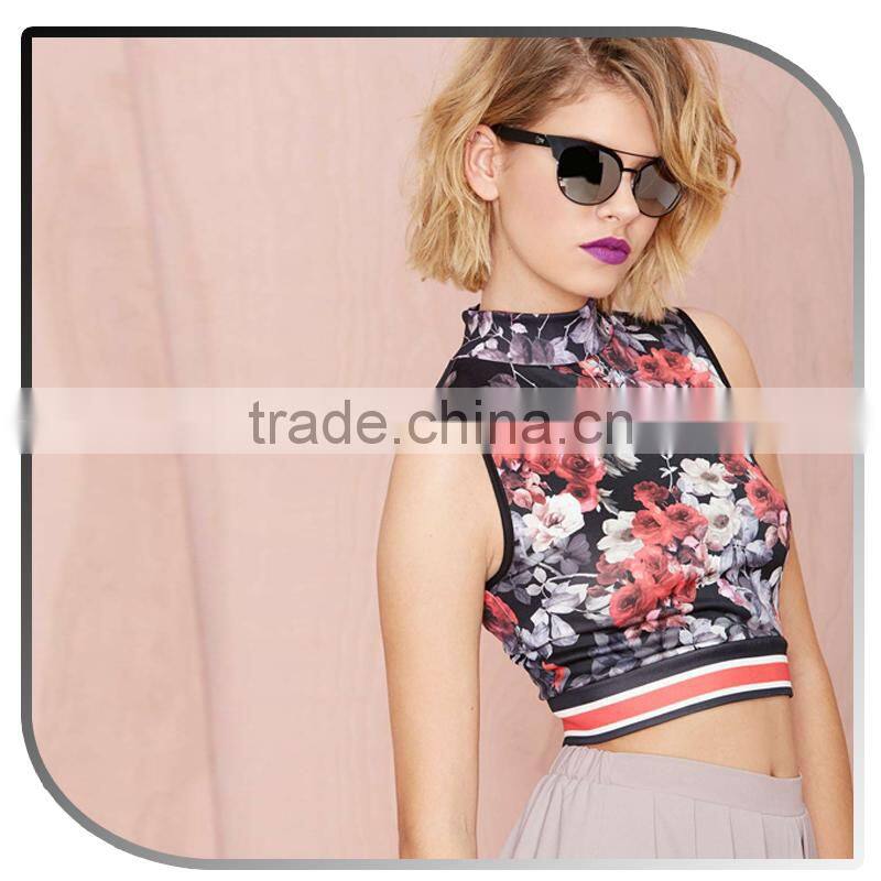 AZTEC FRINGE FLORAL PRINT WOMEN TOPS AND BLOUSES