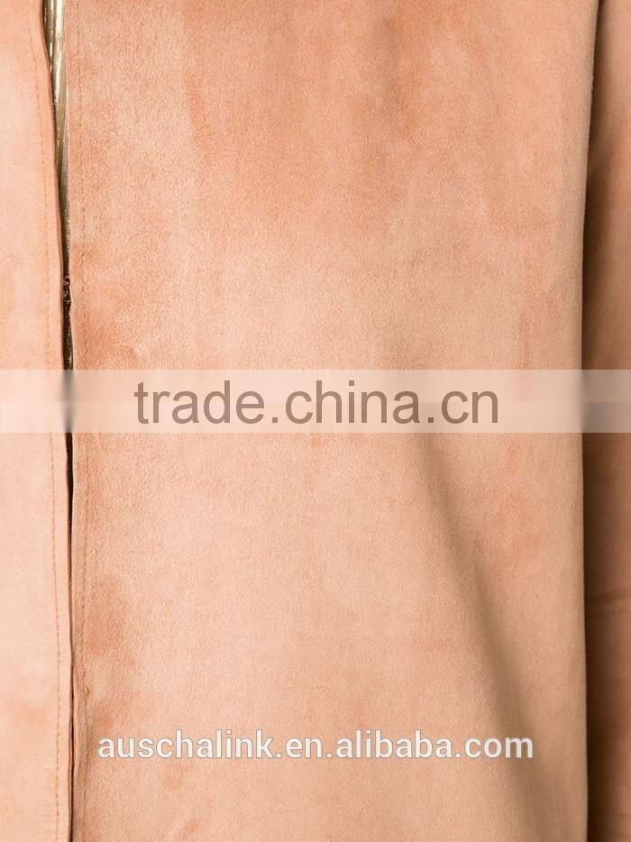 hot sale high quality women long suede coats wholesale