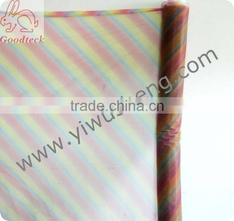 Rainbow polyester tutu tulle fabric roll, 6"x100yd (60"x100YD) Tutu skirt material,