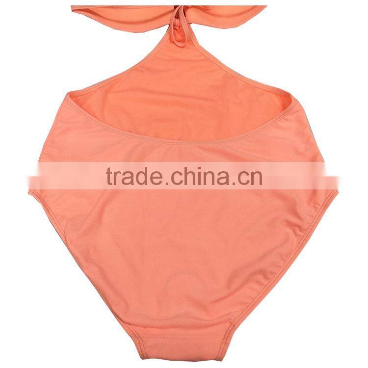2017 latest design beachwear hot women sexy one piece swimsuit