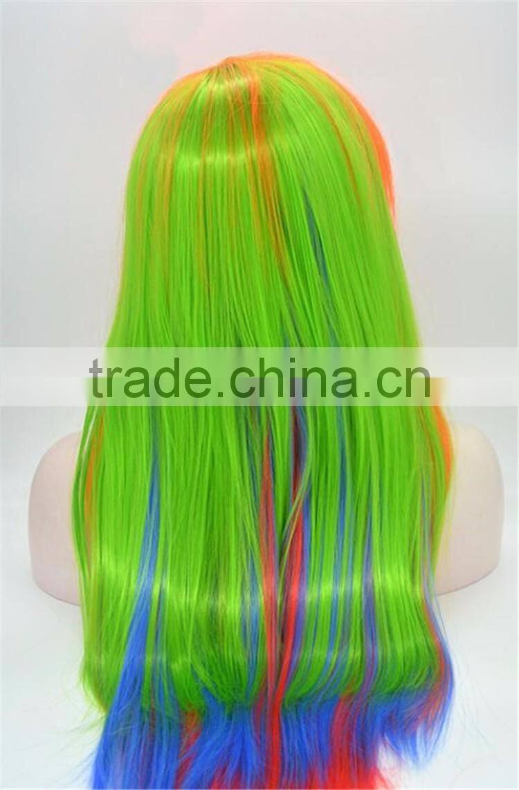 Halloween Party Christmas Costume Women Long Curly Wavy Full Wigs Hair Cosplay Party Wig