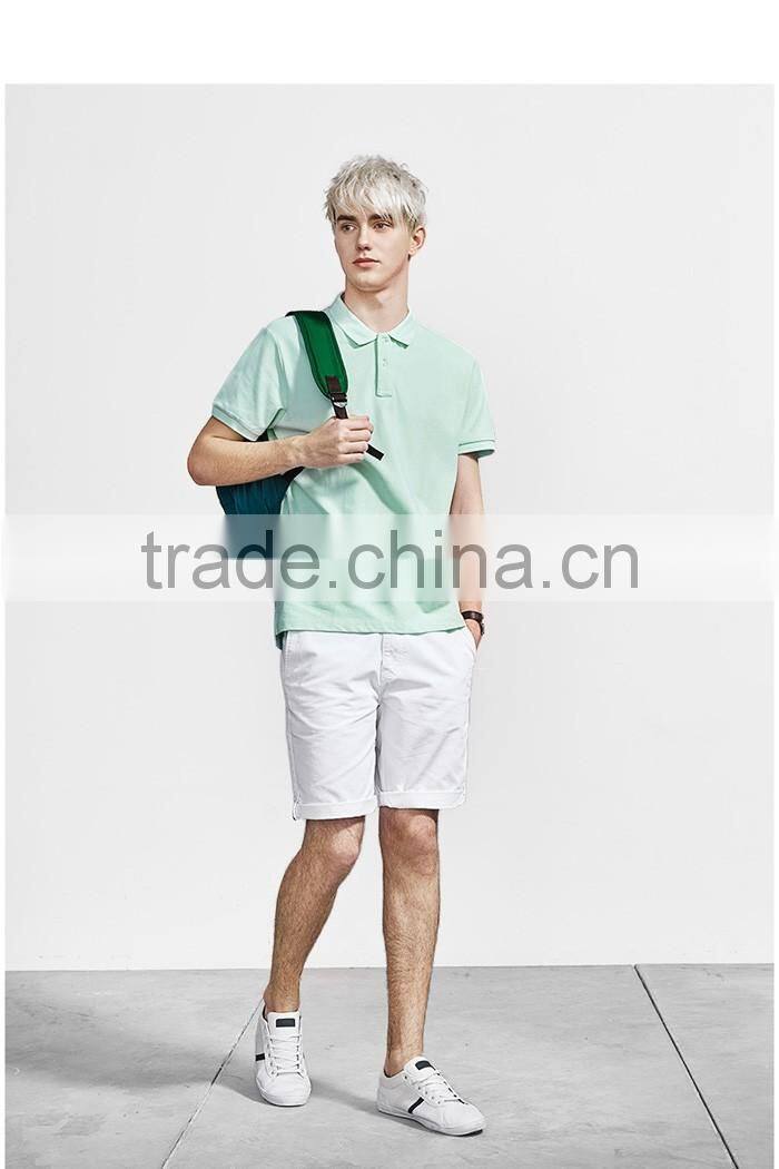 Men's classic plain comfort polo shirt