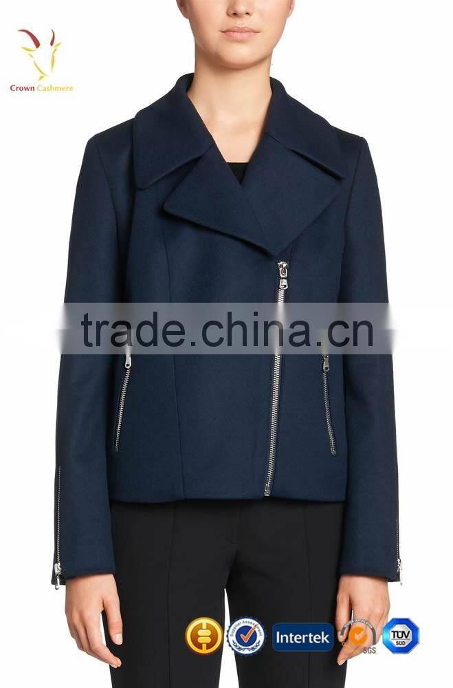 Latest Design Short Coat,Cashmere Wool Cute Winter Coats For Ladies