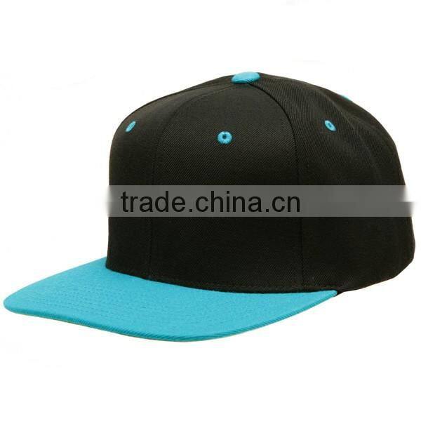 Wholesale Yupoong Blank Plain Good Quality Custom Embroidery Two Tone Basketball Snapback Hat