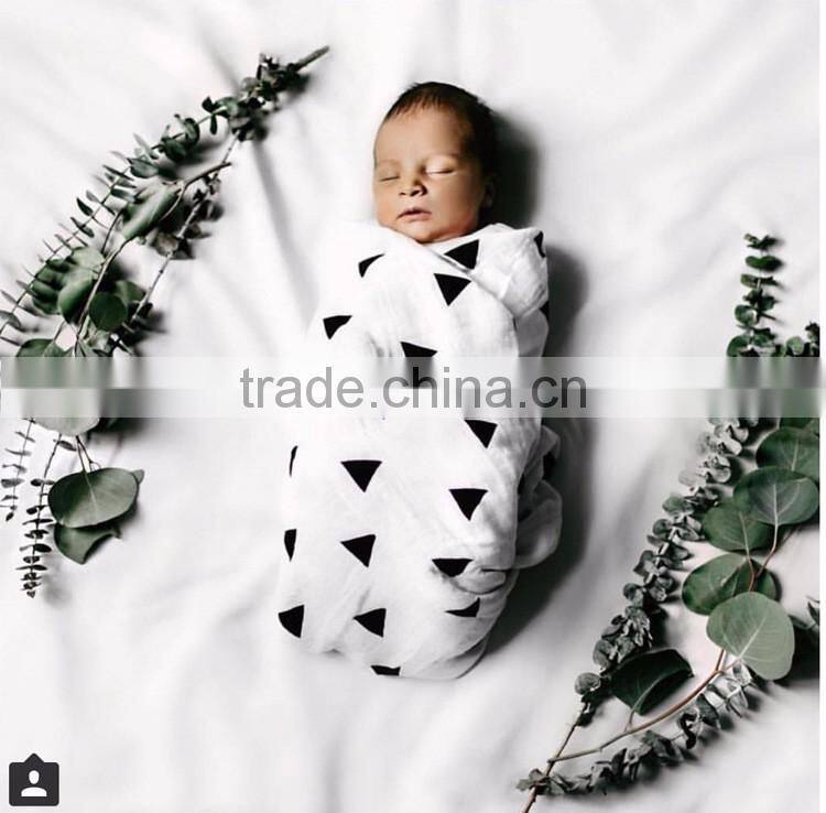 Bamboo organic cotton baby swaddle blankets,cotton muslin swaddle blankets