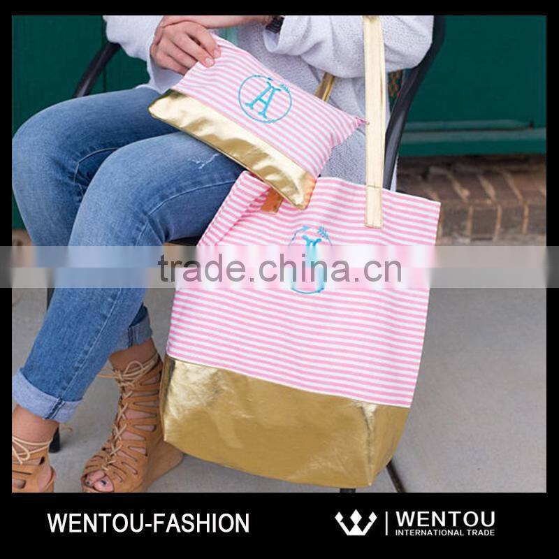 New Arrival Women Monogrammed Leather Handbag