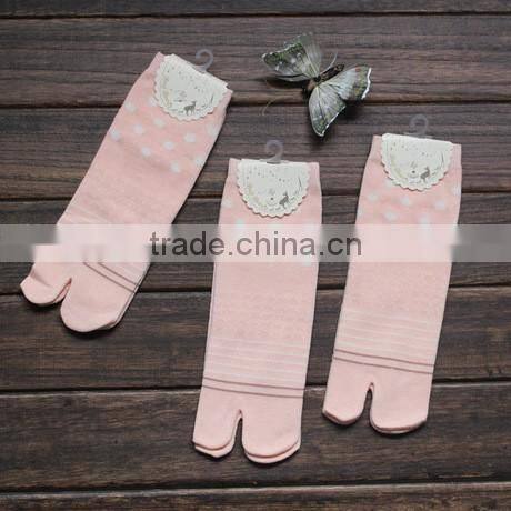 Cotton Socks two fingers clogs socks Girls Socks
