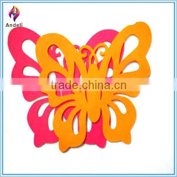 Custom butterfly felt home wall decoration items wall stickers