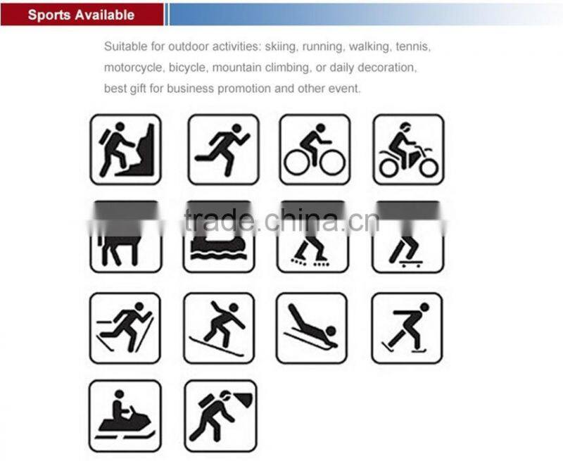 Stretch terry headband with embroidery customer logo