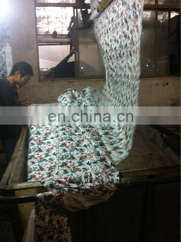 2014-2015 latest Italy design pattern dobby yarn dyed printed cotton fabrics