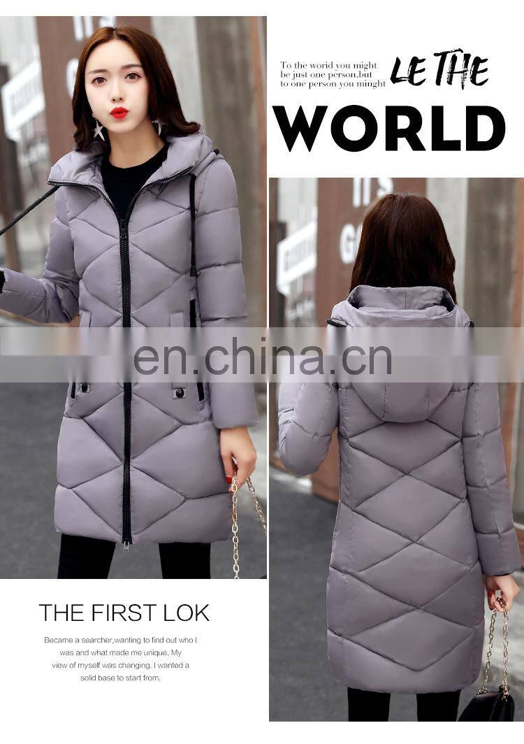 Winter cotton women in the long section of the Slim cotton-padded Korean version of the down jacket students jacket fashion wome