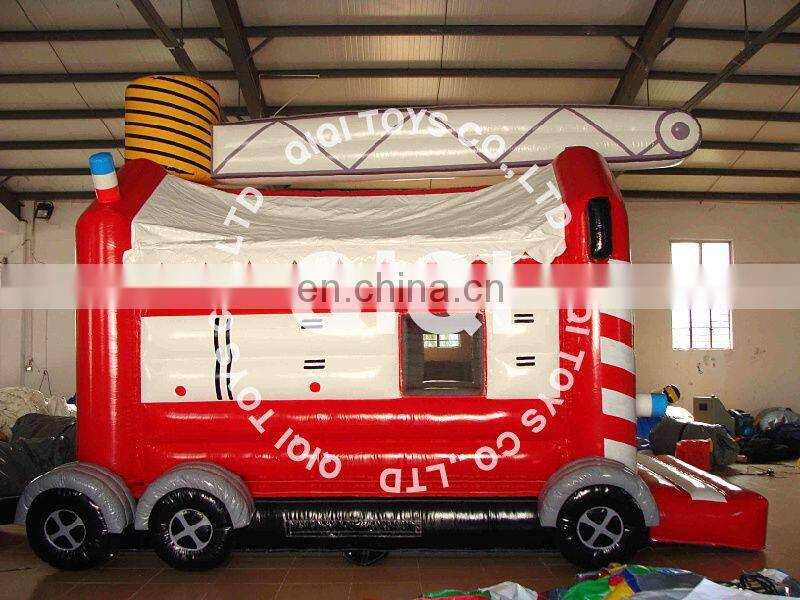 Fire Truck Adult Bounce House For Sale