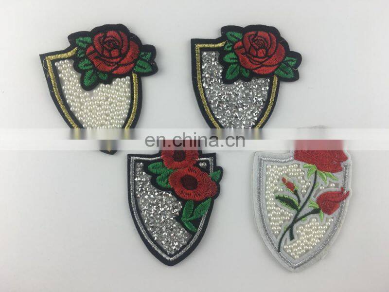 2017 Rhinestone/beads/pearl Handmade Applique