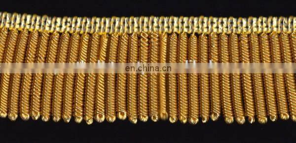 Gold Bullion Fringe | Metallic Fringe | Flag Fringe | Millitary Fringe