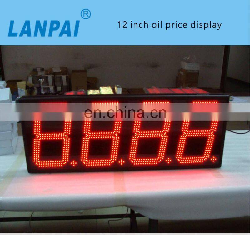 factory outdoor gas station led oil price sign