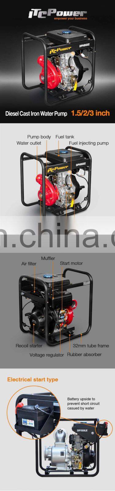Farm diesel engine agricultural irrigation water pump price for sale