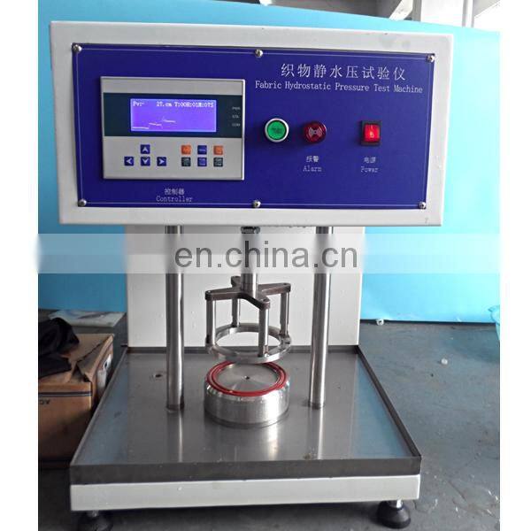 Fabric Hydrostatic Head Pressure Test Machine, Water Penetrate Testing Machine for textile