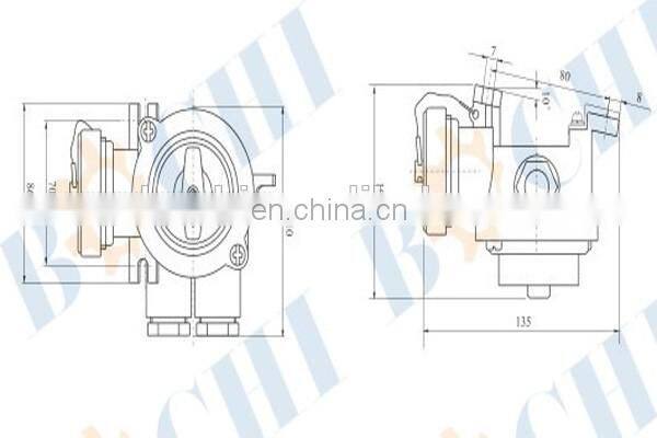 10A Marine Nylon Socket with Switch