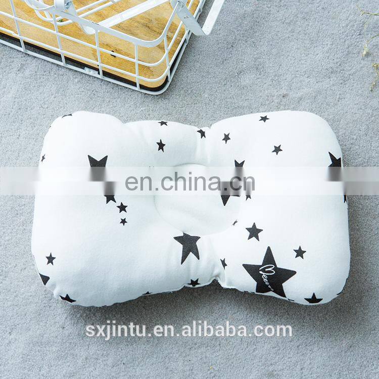 Baby Pillow for Newborn Breathable 3D Air Mesh Organic Cotton, Protection for Flat Head Syndrome Bambi Pink