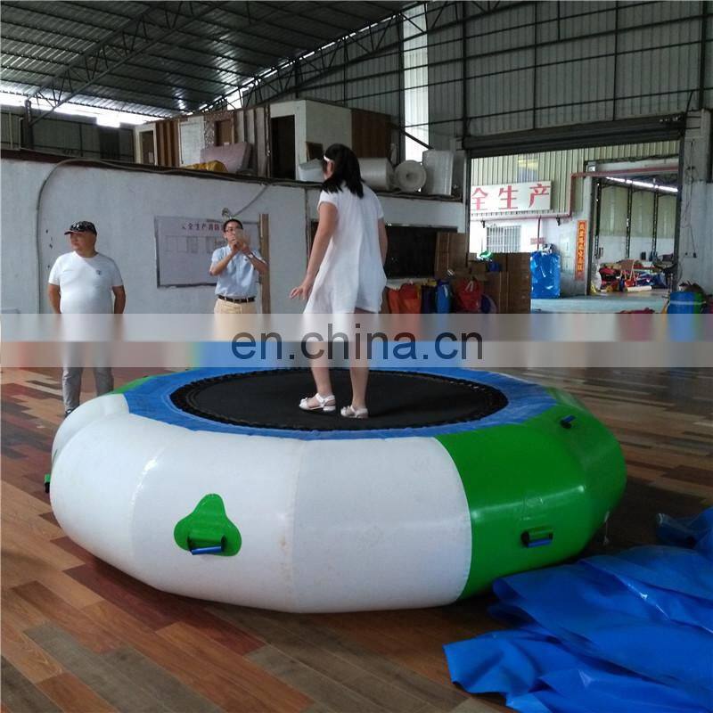 Factory Price Water Amusement Park Inflatable Water Floating Trampoline For Pool