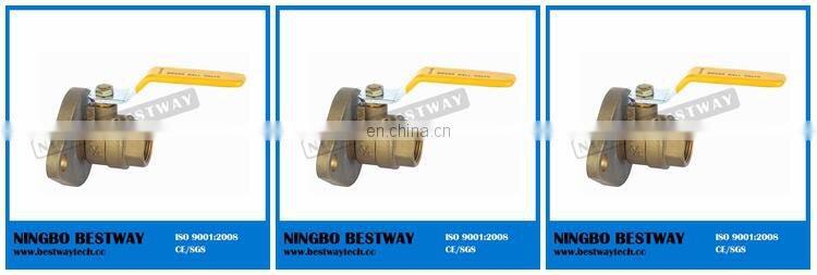 Brass Ball Valve with Flange Connected
