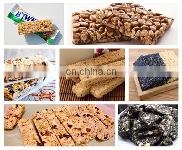 High Efficiency Sesame Candy Machine Granola Bar Production Line Peanut Brittle Cutting Machine