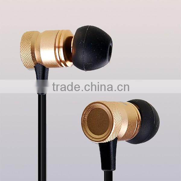 High quality v4.1 noise cancelling sport bluetooth earpiece/wireless earphone for mp3, tablet ,smartphone