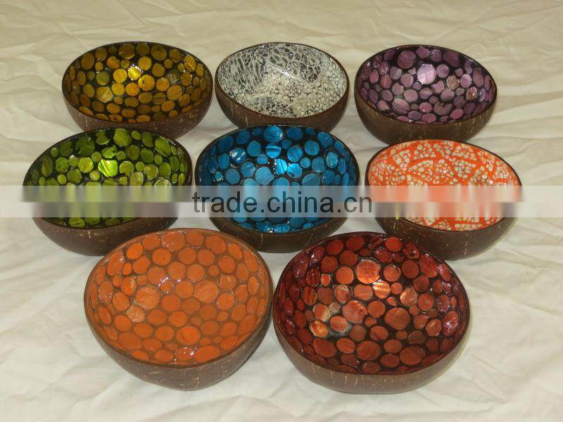Lacquer coconut bowl