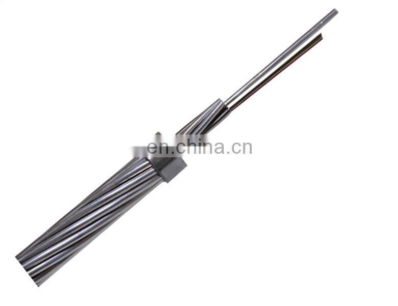 GL Designs of Central G652d Armored composite overhead wire single mode 12 cores OPGW fiber optic cable price list
