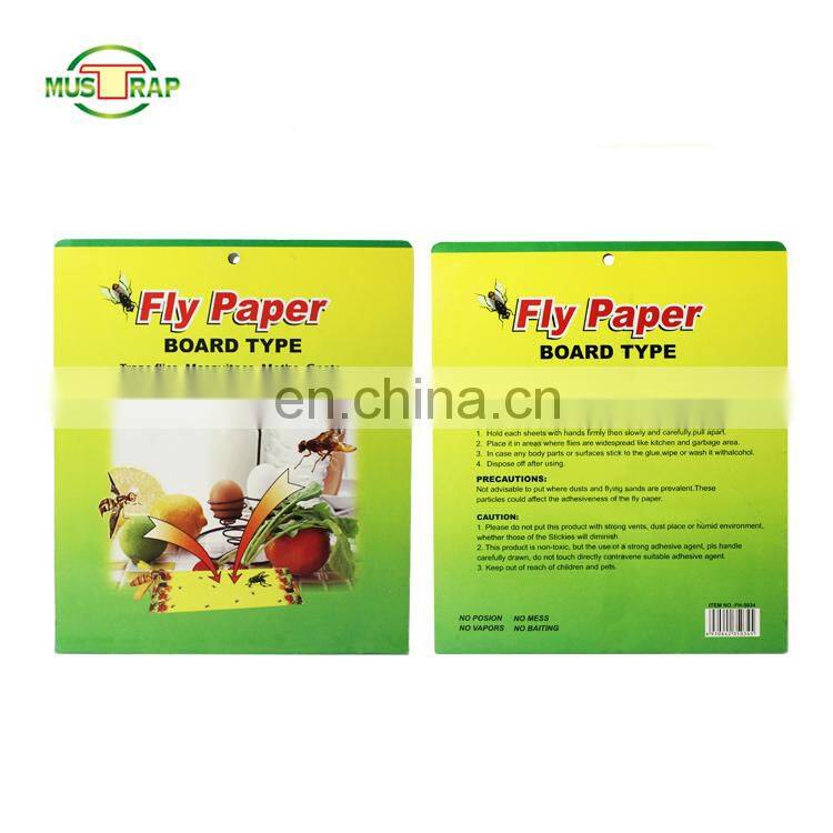 Insect Glue Traps Pest Control Traps Fly Glue Paper Board
