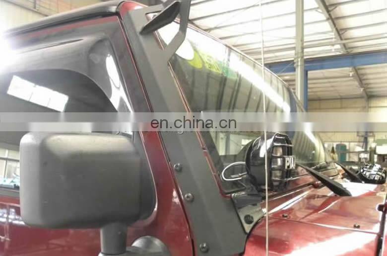 Black A pillar lights holder for Jeep Wrangler JK 07+ accessories light holder + A pillar